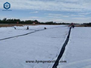 Non Woven Needle Punched Geotextile for Expressway Construction Project in Fujian