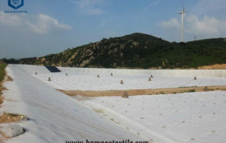 Spunbond nonwoven Geotextile for Dam project in Thailand