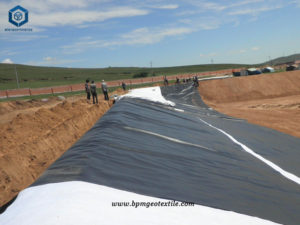 Continuous Filament Geotextile Roll for Cow Effluent Pond Projects in ...