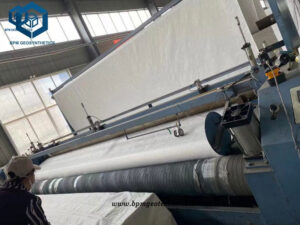 Non Woven Geotextile Mesh Used for Indonesia Road Project in Indonesia