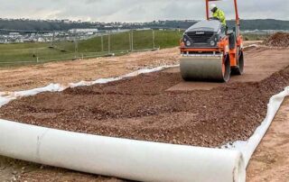 Anti-seepage Drainage Non woven Geotextile for Landfill project