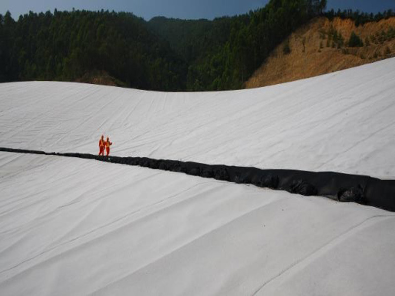 Needle Punched Polyester Nonwoven Geotextile for Dam Construction