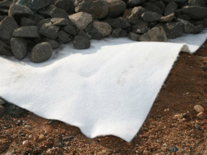 Reinforcement Short Fibers Nonwoven Geotextile for Road Construction