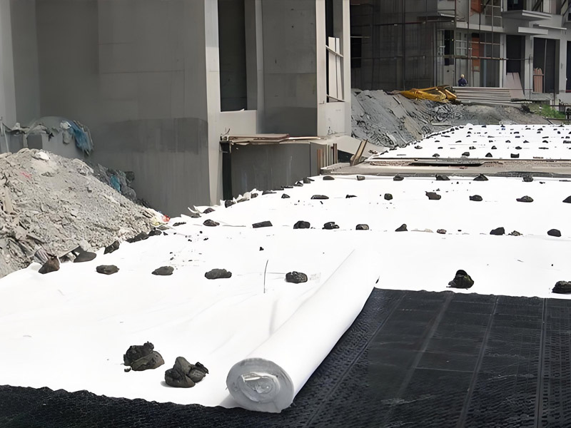 Needle Punched Non Woven Geotextile Water Permeability for Driveway