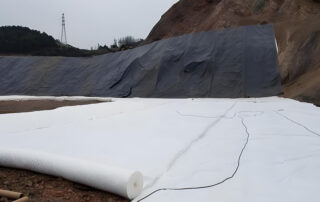 Weed Cover Pet Non Woven Geotextile for Slope Protectio